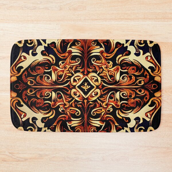 Item preview, Intense Baroque Angular Psychedelic Australian Pattern Digital Painting designed and sold by CodeAndColors.