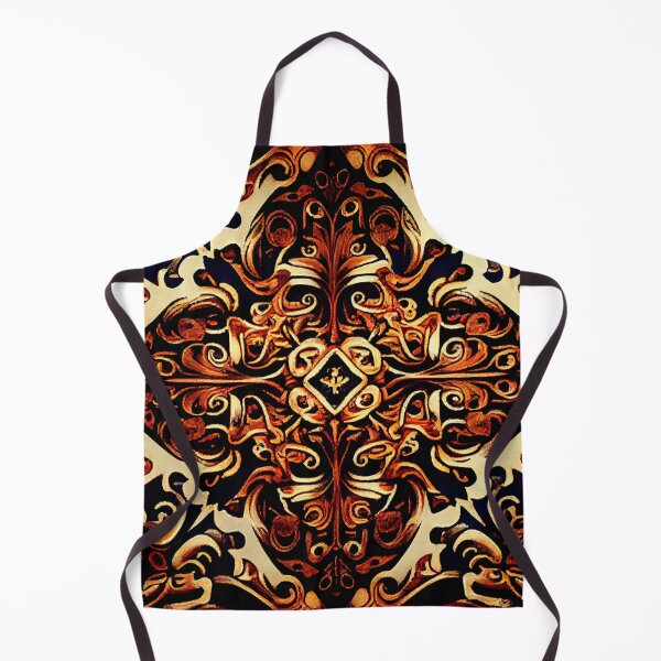 Item preview, Intense Baroque Angular Psychedelic Australian Pattern Digital Painting designed and sold by CodeAndColors.