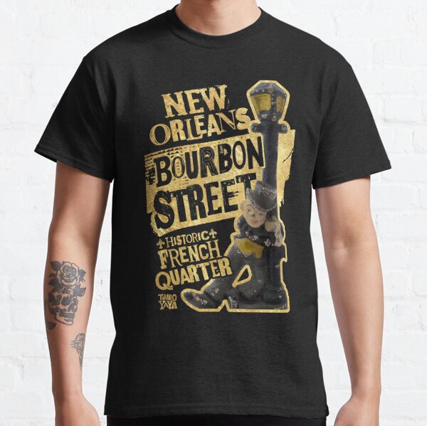 French Quarter Bourbon Street The Big Easy New Orleans T Shirt No Tag