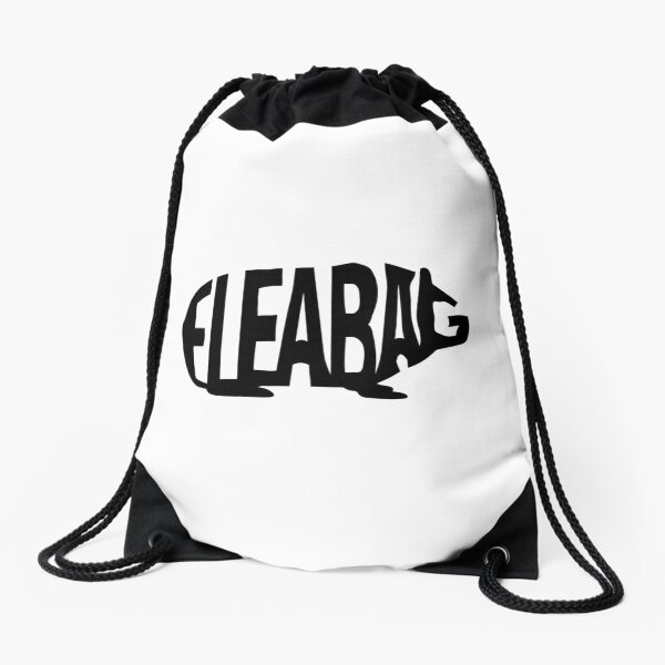 Vista previa del artículo con la obra «diseño de texto de hámster fleabag», diseñado y vendido por vancelotkate.
