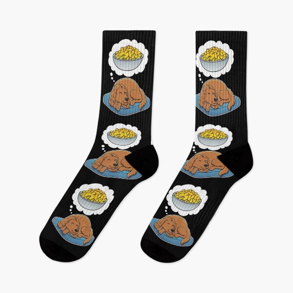 Item preview, English Cocker Spaniel dreaming about Macaroni and Cheese designed and sold by DoggieDelights.