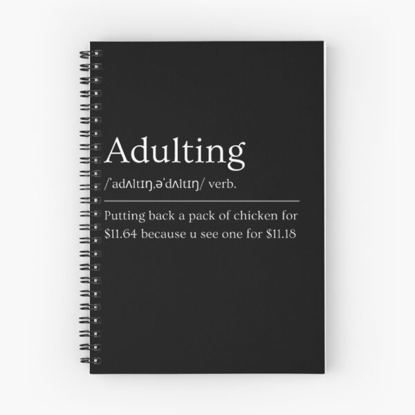 Item preview, Adulting | Funny Dictionary Definition  designed and sold by ED-TDesigns.