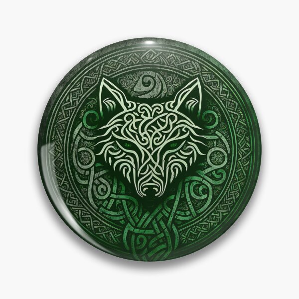 Artikelvorschau, Keltischer irischer Knoten mit Wolf-Design - St. Patrick entworfen und verkauft von Odd World.