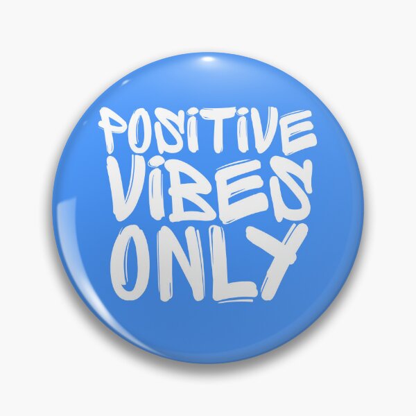 Item preview, Positive Vibes Only - Blue designed and sold by hijackhippo.