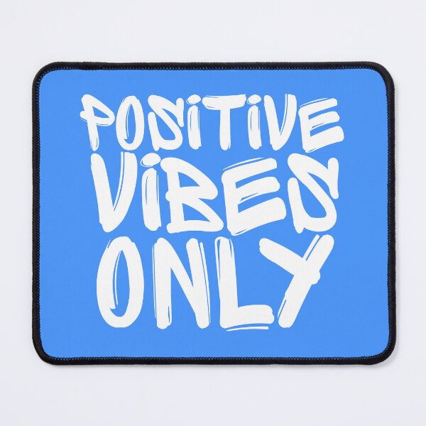 Item preview, Positive Vibes Only - Blue designed and sold by hijackhippo.