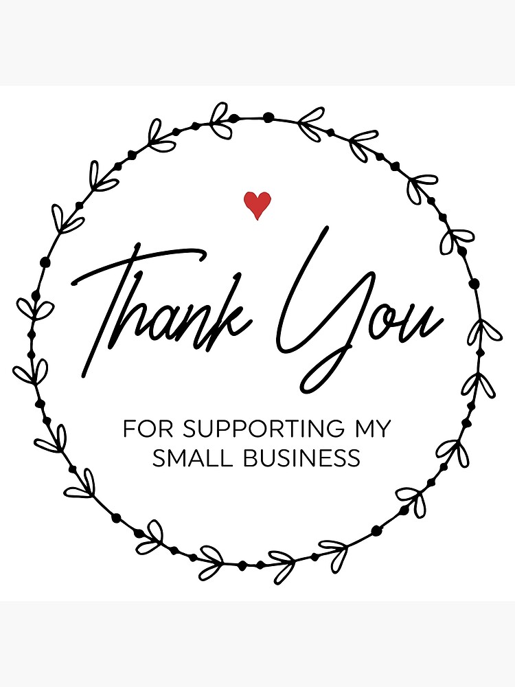 thank-you-for-supporting-my-small-business-greeting-card-for-sale-by-zoollgraphics-redbubble for Thank You For Supporting My Small Business Cards Printable Free Thank You For Supporting My Small Business