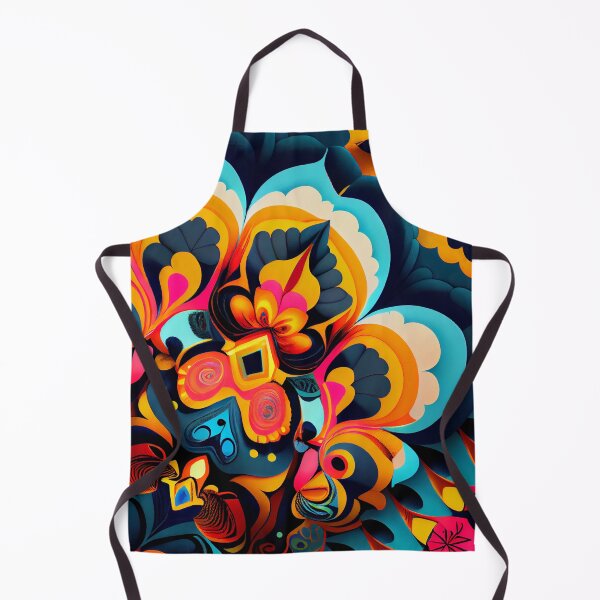 Artikelvorschau, Bright Intense Maximalist Pattern Digital Painting entworfen und verkauft von CodeAndColors.