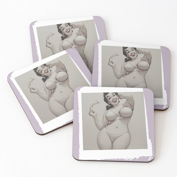 Item preview, Smoking Sketchy Pinup Girl designed and sold by cutestpinups.