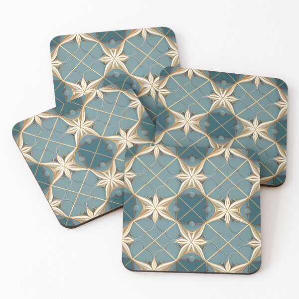 Item preview, Minimal Luxury New Traditional Pattern Digital Painting designed and sold by CodeAndColors.