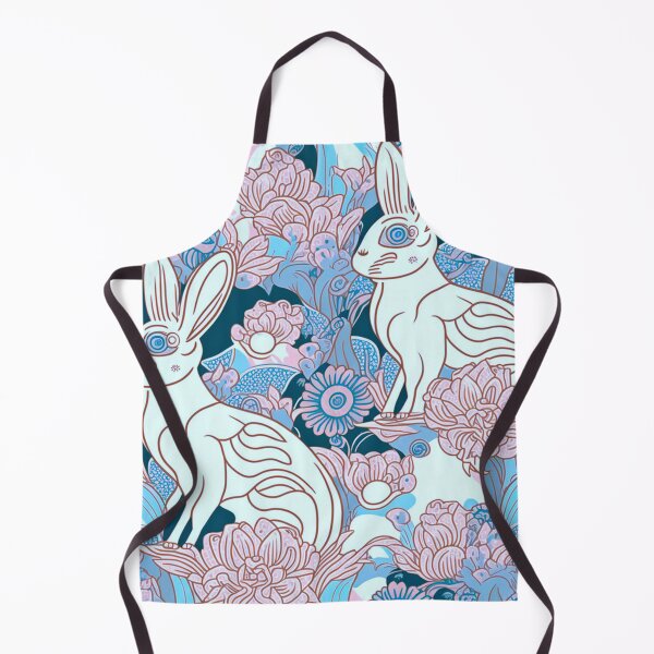 Item preview, Pink Pastel Rabbit Collage Pattern | Rabbits and Flowers | Easter 2023 | Easter Rabbits | Rabbit Couple | high resolution  designed and sold by Synthetic-Intel.