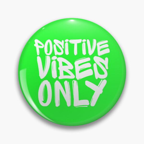 Item preview, Positive Vibes Only - Neon Green designed and sold by hijackhippo.