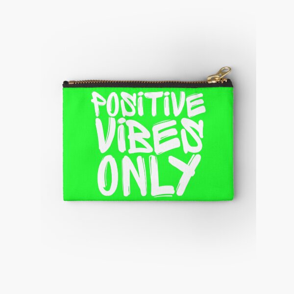 Item preview, Positive Vibes Only - Neon Green designed and sold by hijackhippo.