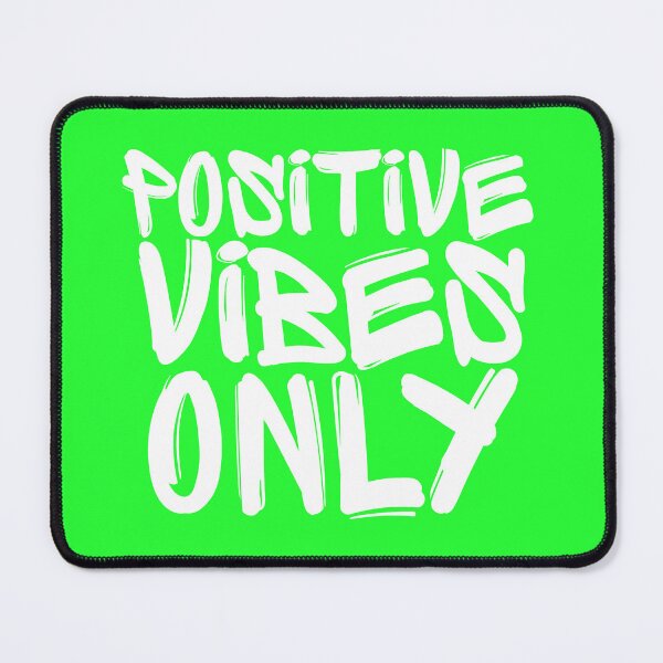 Item preview, Positive Vibes Only - Neon Green designed and sold by hijackhippo.