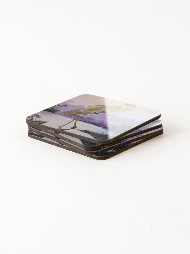 Thumbnail 4 of 5, Coasters (Set of 4), Herons View  designed and sold by RudyYoder.