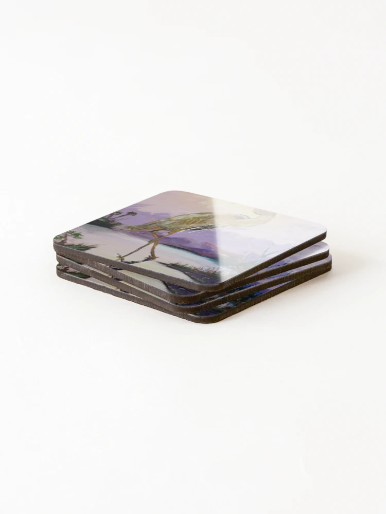 Thumbnail 4 of 5, Coasters (Set of 4), Herons View designed and sold by RudyYoder.