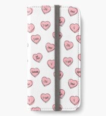 BTS Herzen iPhone Flip-Case/Hülle/Klebefolie