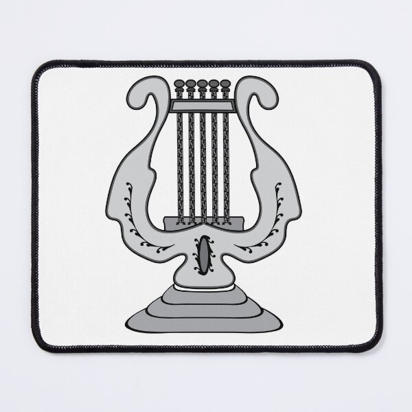 Item preview, Masonic symbol of Lyre of the Organist for Blue Lodge Freemasonry designed and sold by photonxt.