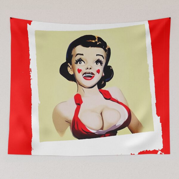 Item preview, Heart Pinup Girl designed and sold by cutestpinups.
