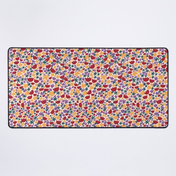 Item preview, Field of small red, yellow, purple flowers designed and sold by Clémentine Douilly.
