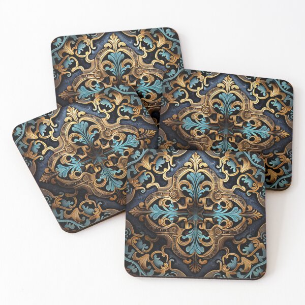 Item preview, Cool Balanced Baroque Divine Basic Industrial Pattern Digital Painting designed and sold by CodeAndColors.
