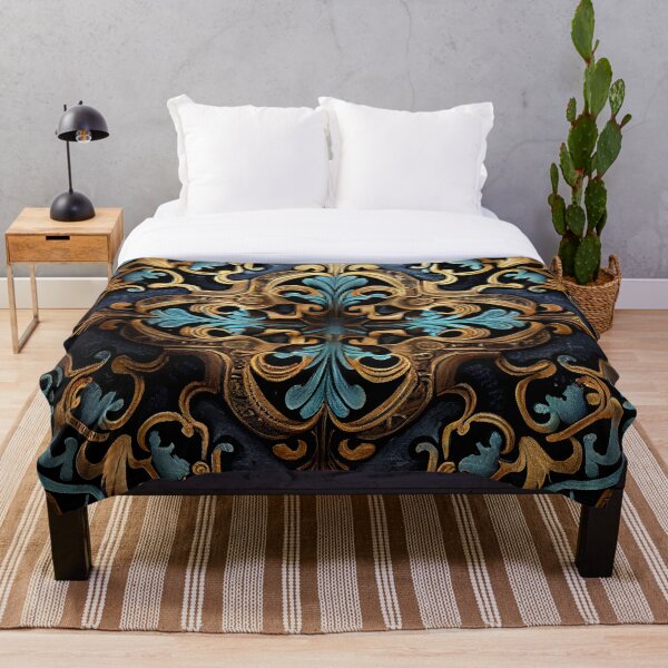 Item preview, Cool Balanced Baroque Divine Basic Industrial Pattern Digital Painting designed and sold by CodeAndColors.