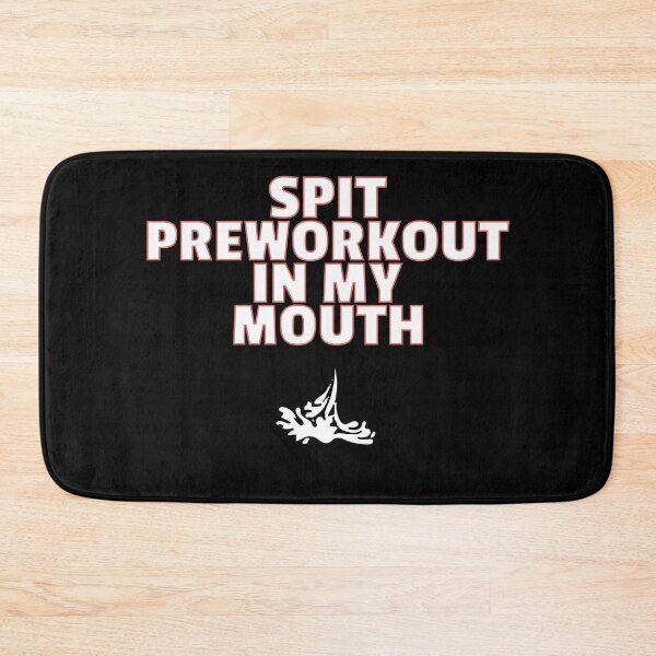 Item preview, SPIT PRE WORKOUT IN MY MOUTH SHIRT funny joke about workouts designed and sold by IZIStore.