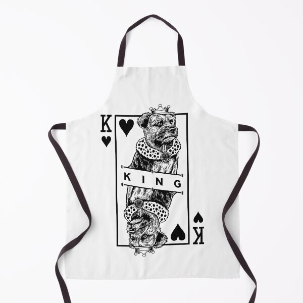 Item preview, Border Terrier King Of Hearts Funny Dog Lover Pop Art designed and sold by GrandeDuc.