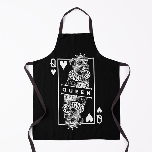 Item preview, Border Terrier Queen Of Hearts Funny Dog Lover Pop Art designed and sold by GrandeDuc.
