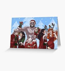 Ein kritisches Weihnachten Grußkarte