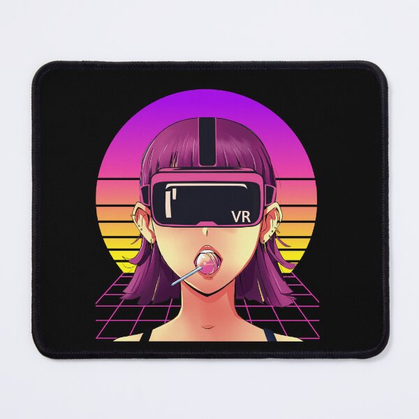 Item preview, Cyber Virtual Reality Anime Girl VR Headset Futuristic Looking designed and sold by DadJokeDescript.