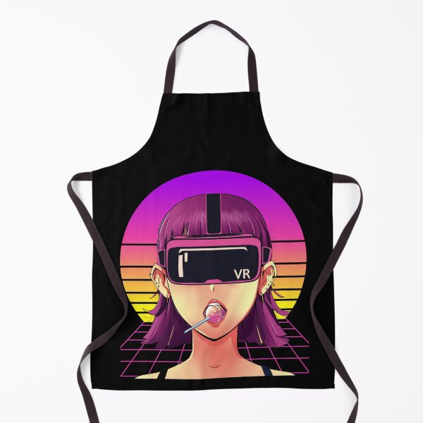 Item preview, Cyber Virtual Reality Anime Girl VR Headset Futuristic Looking designed and sold by DadJokeDescript.