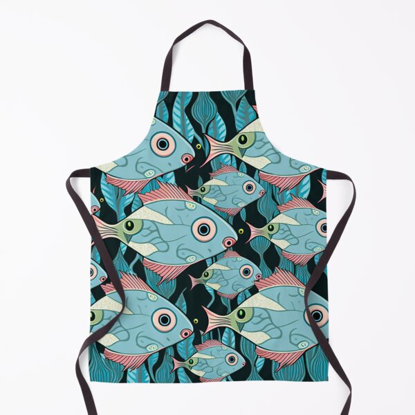 Item preview, Pastel Fish Collage Pattern | Fish and Seaweed | Group of fish | Pastel Fish | Swedish Fish | high resolution  designed and sold by Synthetic-Intel.
