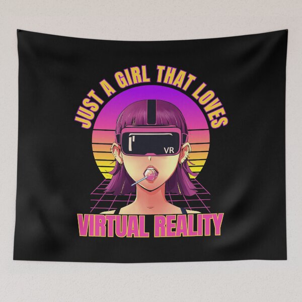 Item preview, Just a Girl That Loves Virtual Reality Girls Virtual Reality Gamer designed and sold by DadJokeDescript.