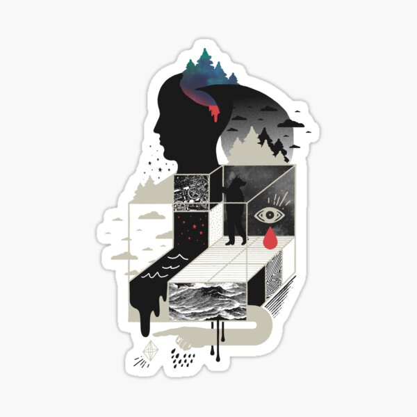Lucid Screaming Sticker