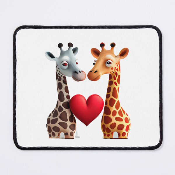 Item preview, Valentines Day Cute Animals Giraffe Couple designed and sold by JPMprints.