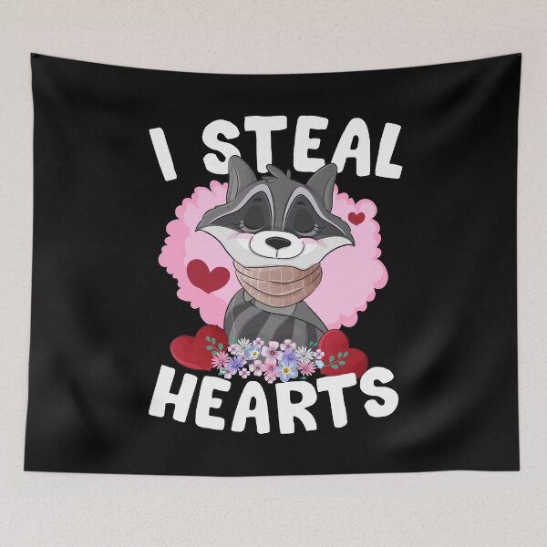 Item preview, Cute Raccoon Lover I love Raccoon Groovy Valentine designed and sold by iliasjeff.