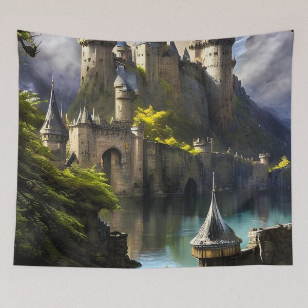 Item preview, The Medieval Castle designed and sold by DoublecrashArt.