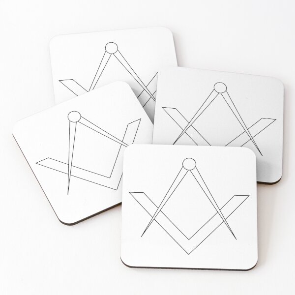 Item preview, Simple masonic symbol of the square and compass designed and sold by photonxt.