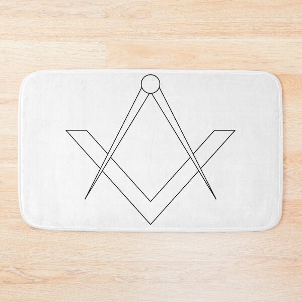 Item preview, Simple masonic symbol of the square and compass designed and sold by photonxt.