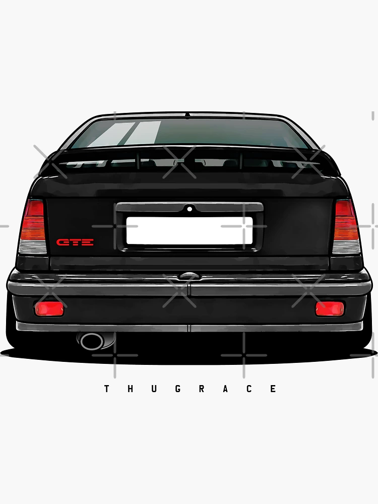 2 x Aufkleber Eigener Text Schriftart Für Opel Astra MK2 Kadett E GTE GSi