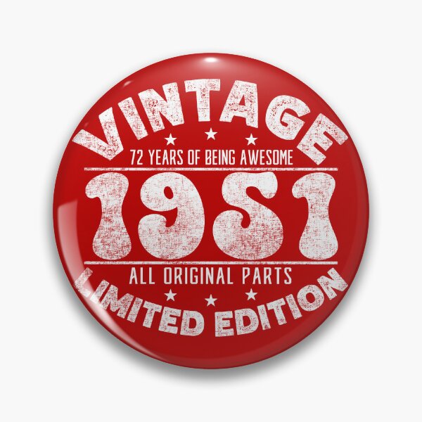 Item preview, Vintage 1951 Limited Edition | 72nd Birthday 72 Year Old designed and sold by engsasa.