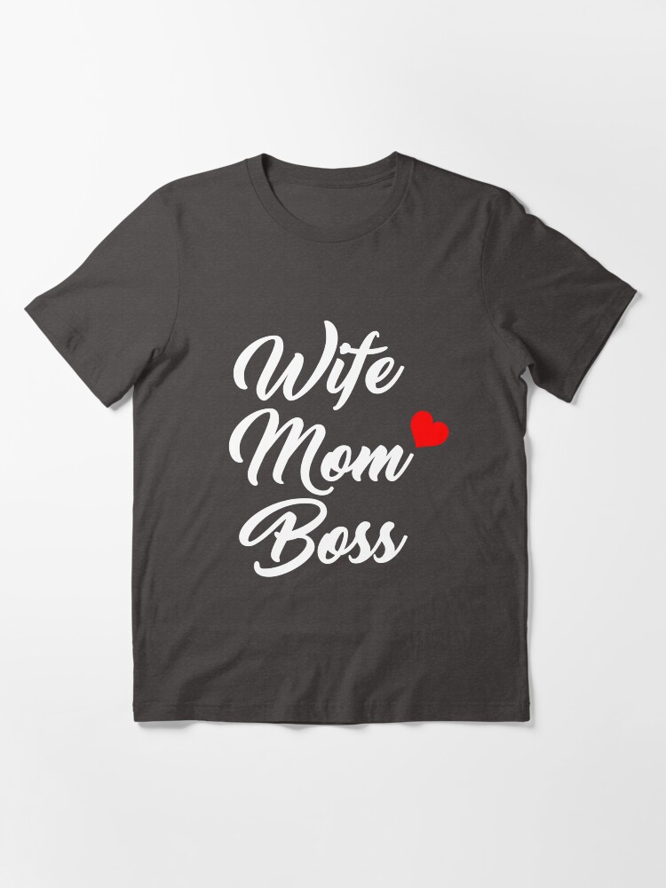 Wife Mom Boss Ladies T-shirt/Tank Top bb946f Wife Mom Boss Ladies T-shirt/Tank Top bb946f
