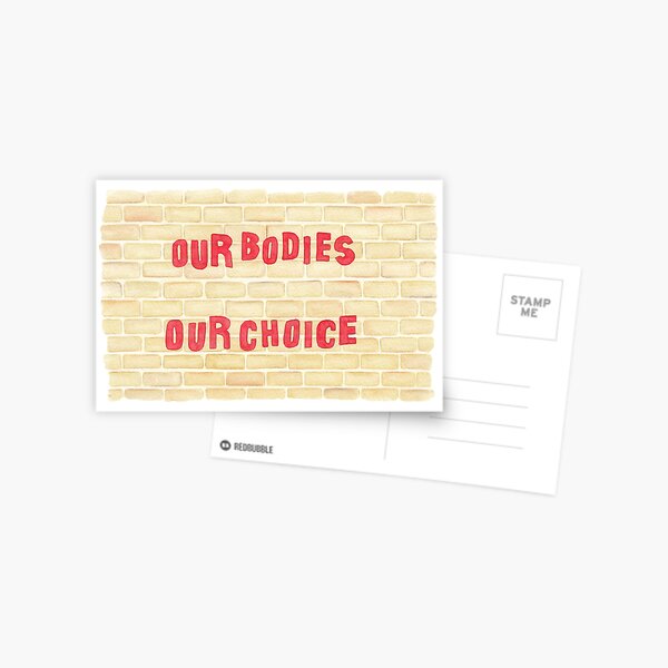 Our bodies, our choice Postcard
