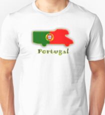 Autocaravana com as cores portuguesas. Unisex T-Shirt