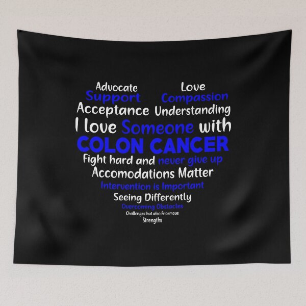 Item preview, Colon Cancer Awareness Support Heart designed and sold by Adolfo114.