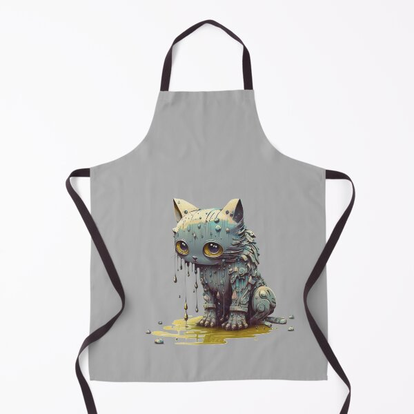 Item preview, Robot Cat Leaking designed and sold by DougalWear.