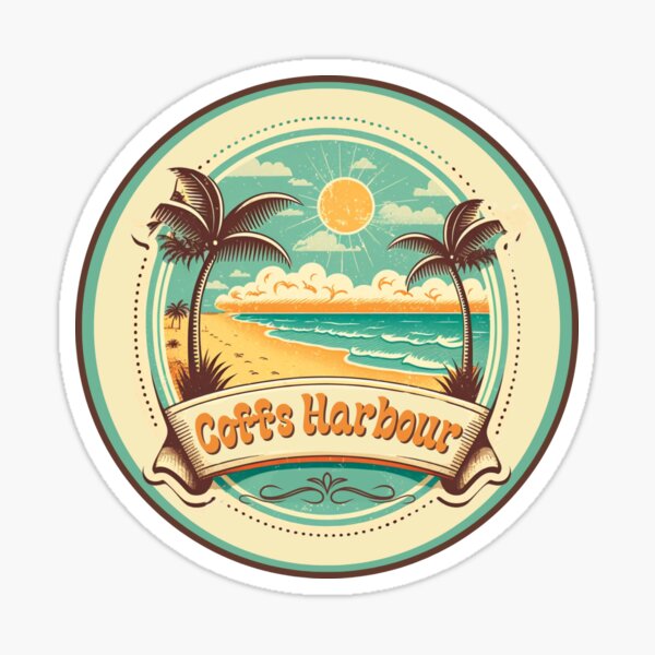 Item preview, Coffs Harbour Retro Beach designed and sold by Fallowfields.