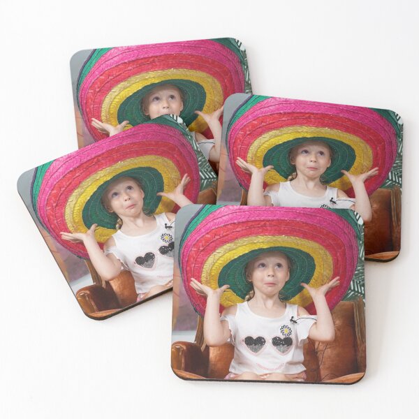 Item preview, Like Nastya with a big hat and a surprised expression designed and sold by theJuniorJams.