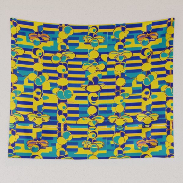 Item preview, blue-yellow designed and sold by Onur Guner Guray.