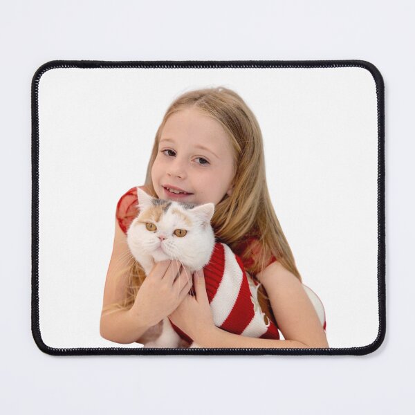 Item preview, like nastya holding a cute cat, like nastya cat lover designed and sold by theJuniorJams.